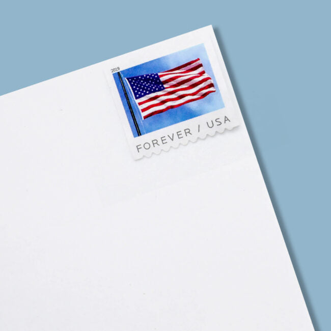 2019 USPS American Flag Forever Postage Stamps (Roll of 100)