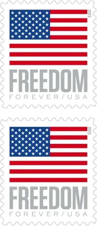 2023 American Flag Roll of 100 Sealed USPS Forever Postage Stamps