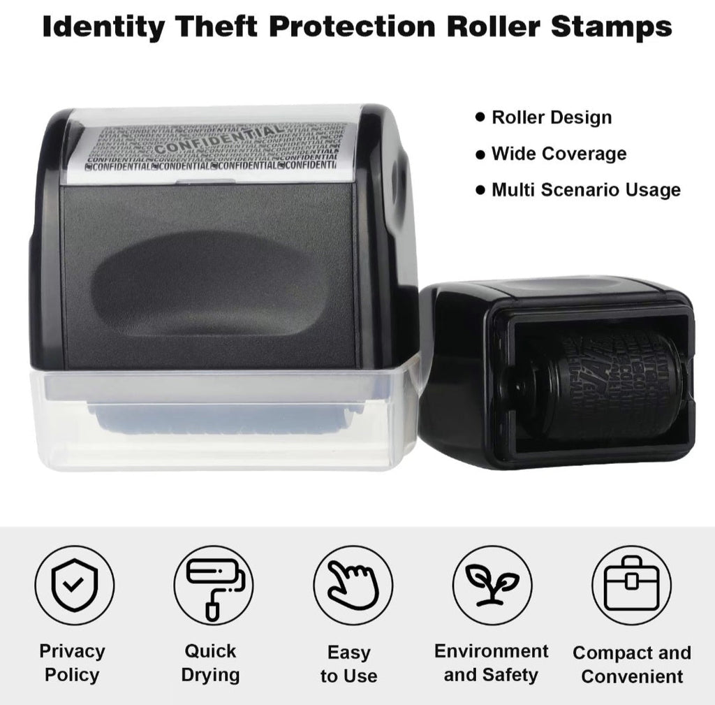 Identify Information Protection roller LARGE. 1 ink cartridge. (colors will vary)